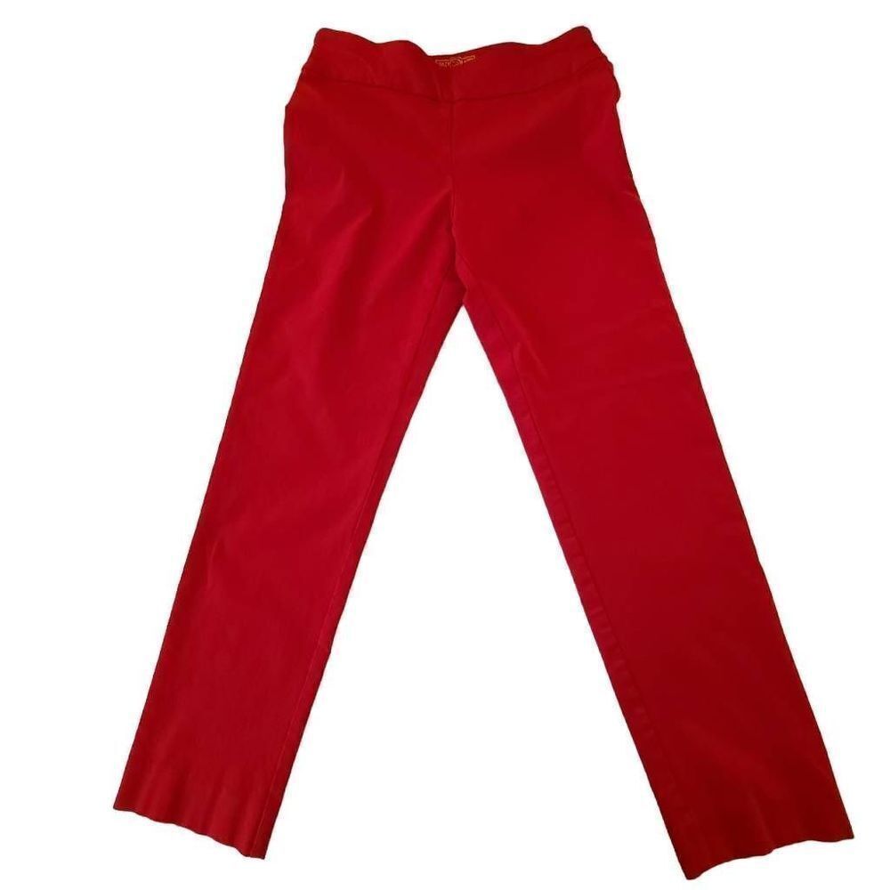 Krazy Larry Women's Pull On Straight Leg Ankle Pants